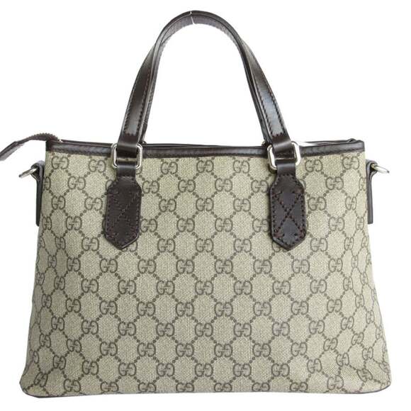 GUCCI Brown Leather Shoulder Bag - Picture 2 of 5